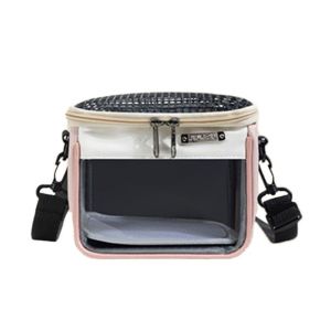ELITEYA Breathable Pet Carrier Bag Clear View Ventilated Hamster Carry Bag Hamster Travel Carrier Portable Chinchilla Outdoor Cage Daily Outing