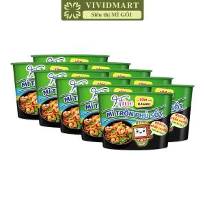 [SET 10 TÔ] - THIEN HUONG FOOD - Mì tô trộn phủ sốt Fitme hương vị tôm kiểu Hawaii Mì tô trộn Fitme tôm kiểu Hawaii (110g/tô)