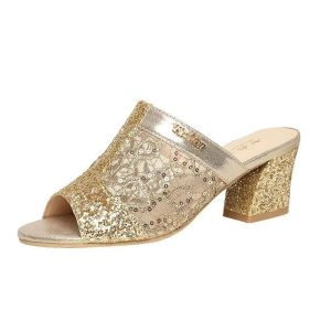 Best Selling Wedding women Juliet‘s 006 Shiny sandals korean Sandals Heeled sandals Sandals for womens Sandals for COD