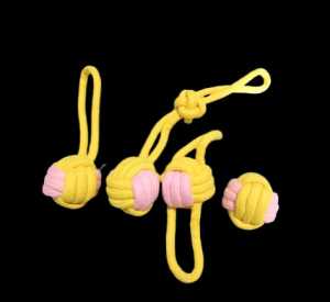 1 set mainan anjing kunyah tali interaktif pembersih gigi anjing dog toy isi 4pcs