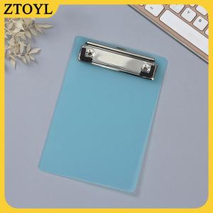 ZTOYL  Đơn giản A6 hóa đơn clipboard Memo Pad Clip Board Loose-Leaf máy tính xách tay tập tin bằng văn bản pad kẹp giấy chủ Văn phòng đồ dùng học tập