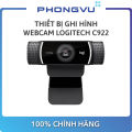 Thiết bị ghi hình/ Webcam Logitech C922 - Bảo hành 12 tháng. 