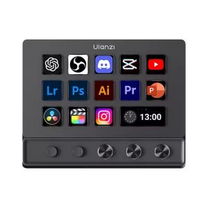Ulanzi D200X All-in-One Creative Deck Desktop Control USB Hub HDMI Port for Smart Lighting Studio Livestreaming