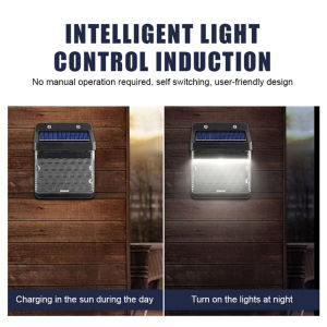 RuiMing RuiMing【Buy 1 Take 1】☀️💡 2 ชิ้นใหม่แสงผนังพลังงานแสงอาทิตย์ LED กลางแจ้งกันน้ำลานสวนไฟบันไดรั้วไฟประหยัดพลังงานไฟกลางคืน🚚 พร้อมส่ง🚚