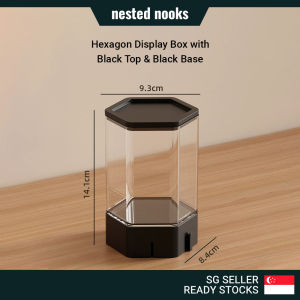 Popmart Blind Box Figurine Display Box Transparent Clear Acrylic Stackable Display Case Front Door Opening for Figurines
