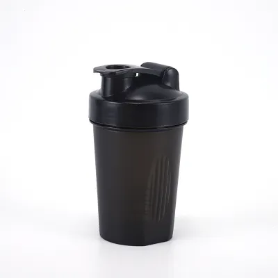 400ml Plastic Shaker Protein Water Bottle Mixer Blending Water Bottle Non-Spill Portable Mixing Cup Outdoor BPA-Free