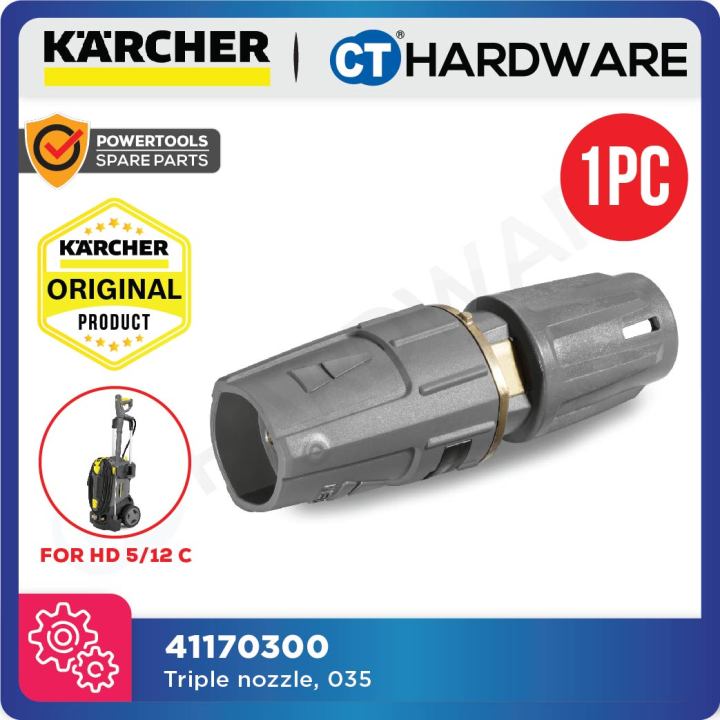 KARCHER 41170300 TRIPLE JET NOZZLE TR035 FOR HD512C [EasyLOCK