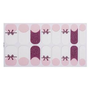 Gels Nail Strips Glittering Gels Nail Stickers Flowers Nail Art Stickers Nails Polish Wraps French Tip Nail Stickers