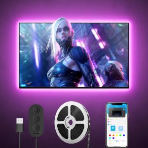 Govee RGB Bluetooth LED TV Backlights for 46-60 inch TV LED Light Lampu Hiasan Lampu LED