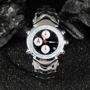 new Alien Y2k Unique Multifunctional Quartz Watch Mens Six Needles Dial Special Retro Blade Creative Shape Fashion Men Watch Clock high-quality