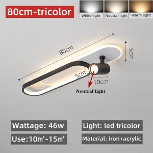 【DARA】Modern tricolor chandelier ceiling light spot light bar counter lights strip spotlights LED ceiling lamp for living room kitchen