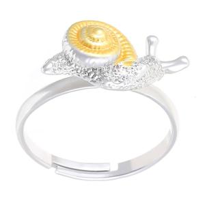 Two Tone Snail Ear Studs/Ring Stylish Insect Shape Accessories Women Ornament Fashionable for Daily Wear