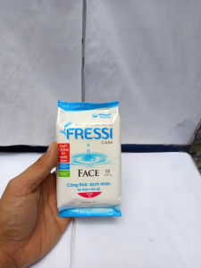 combo 5 gói 2 gói 1 gói khăn ướt Fressi Face sạch nhờn an toàn cho da gói 20M