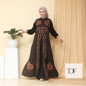 Gamis Rayon Twill Motif Malaman Paling Baru