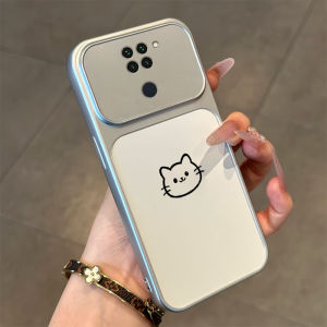 Feadship Case for Redmi NOTE 9 phone casing anxiety Softcase Silicone shockproof Cover new design aesthetic Couple cute cartoon cat DSCYGT1