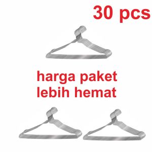 Gantungan Baju Anti Karat khusus 50 pcs harga lebih murah dan lebih hemat - Hanger Kawat