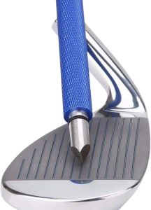Golf Club Groove Sharpener - Restore Backspin for Wedges & Irons Professional U/V Groove Cleaner Tool