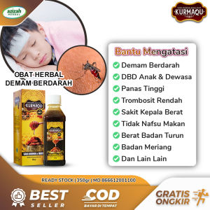 Obat Demam Berdarah DBD Badan Meriang Panas Tinggi Trombosit Menurun Tipes Herbal Kurmaqu Dan Madu