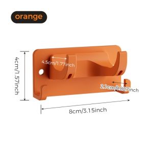 BETTERFORM Wall Mounted Garden Tool Holder Multifunctional No Drill Tool Storage Hook Space Saving Wall Tool Rack Garage Organization