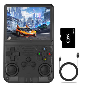 Portable Video Game R36S + 15000 Game Console 64g Linux IPS Screen 3.5-inch Handheld Video Game Console Portable
