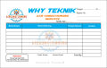 MURAH BEST LAZADA Nota Custom 1/4 / Gratis Desain & Logo Nama Sendiri / Nota Bengkel / Nota Laundry Y&H YUDHA GRAFIKA. 