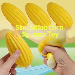 STAR FRUIT Đồ chơi Squishy Ngô thực tế căng thẳng Relief niềm vui cho trẻ em và người lớn-chơi cảm giác mềm mại và bouncy