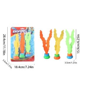 พร้อมส่ง ของเล่นใต้น้ำ อุปกรณ์ฝึกดำน้ำ ของเล่นในสระน้ำ ห่วงดำน้ำ ของเล่นปลาฉลาม สาหร่ายดำน้ำ
