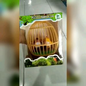 PROMO MAINAN BURUNG BERKICAU MUSIC happy bird SENSOR