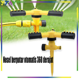 Sprinkler Air Taman 360 Derajat Otomatis/Semprotan Air Penyiram/Nozzle Mutar Otomatis/Irigasi Sprinkler/Penyiram Rumput 3