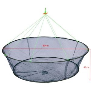 STMEN Prawn Bait Crab Netting Small Mesh Big Tank Casting Network Mesh Cage Prawn Bait Crab Netting Cage Prawn Bait Drop Fishing Landing Net Fishing Net Case Crayfish/Shrimp Catcher Shrimp Catcher Drop Fishing Crayfish Landing Net