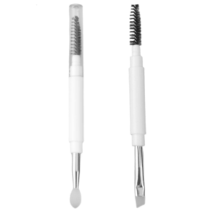 Double Head Makeup Brushes Silicone Lip Brush Eyebrow Brush Eyelash Mascara Brushes Lip Mask Applicators for Home Travel