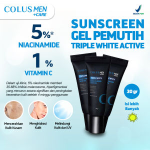【BELI 3 LEBIH HEMAT】 Colus Men Sun Gel Sunscreen Wajah Pria Skincare Pria