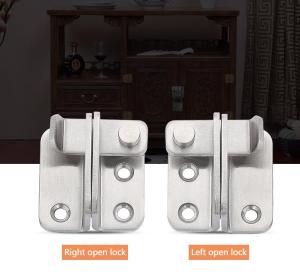 40x45mm Stainless Steel Brushed Finish with Padlock Hole Slide Bolt Latch Gate Latches Safety Door Lock