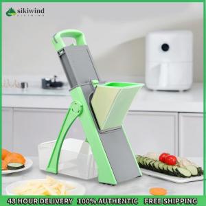 Sikiwind Wipe Silk Tool 304 Stainless Steel Lemon Slicing Tool Adjustable Salad Chopper for Potato Carrot Tomato Cucumber