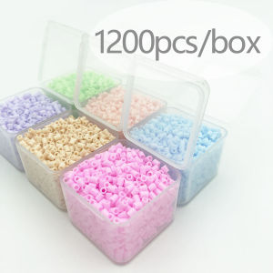 2.6mm/1200pcs/Box Packing Hama Beads Easy to Store For Kids Perler Iron Beads Fuse Handmade Gift Children Toy h260820