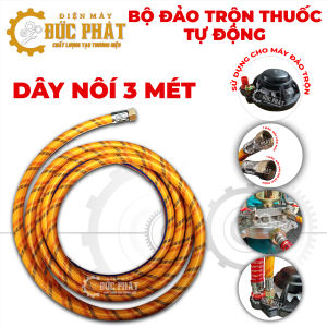 DÂY 3M LẮP BỘ ĐẢO TRỘN THUỐC SÂU GẮN MÁY NÉN DÂY GẮN BỘ ĐẢO LỚN NHỎ RĂNG 14MM