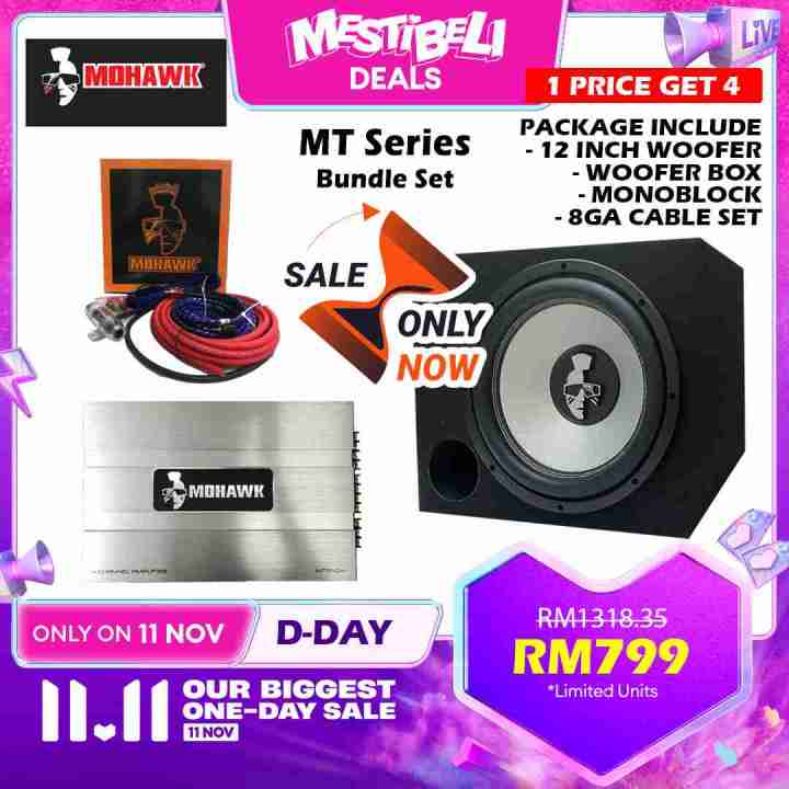 Subwofer Mohawk Harga Subwoofer Mohawk 12 Inch MESTI BELI