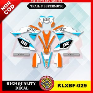 Decal KLX BF decal KLX BF full body stiker motor trail decal motocross decal Supermoto stiker motor keren stiker variasi motor KAWASAKI KLXBF-029
