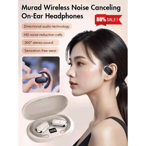 Earphone 🔥BUY1 FREE1[FLASH SALE]Mylarson Bone Conduction Headphones✨Wireless Bluetooth Earphones🎧30hrs BATTERY💥No Pain Wearing!无线降噪挂耳式耳机