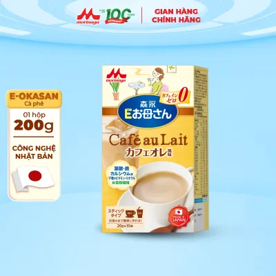 [SẢN PHẨM MỚI] Sữa bầu Morinaga E-Okasan - Hương trà sữa cà phê 200g - dành cho phụ nữ thời kỳ mang thai và cho con bú
