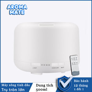 Máy xông tinh dầu siêu âm dung tích lớn 850ml kèm remote điều khiển AROMA MATE