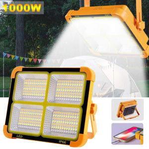 Đèn Pha Năng Lượng Mặt Trời Cắm Trại Đèn LED Sạc Lều Đèn Lồng Với Khẩn Cấp Power Bank Pha Để Sử Dụng Ngoài Trời