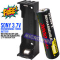 SONY 18650 Rechargeable Battery 3.7V With Battery Case Holder Storage Box For 18650 Battery. 
