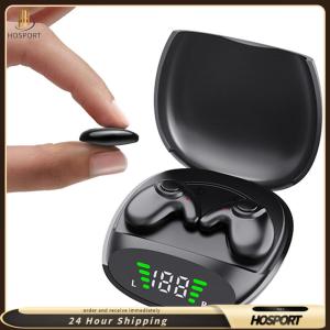 【HOSPORT】Bluetooth-Compatible Invisible Sleep Earphones Lightweight Open Ear Headsets for Running Fitness Learning Accessories
