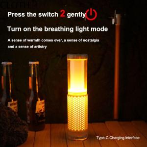 CLOTH Tay cầm di động Đèn cắm trại ngoài trời có thể thu gọn Ánh sáng ấm tự nhiên Thuận tiện cho việc lưu trữ Đèn sửa chữa ô tô Ấm áp và thoải mái Nỗi nhớ Đèn lều di động Cắm trại