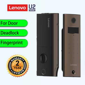 LENOVO U2 Smart Door Lock Digital Door Lock with Installation | Fingerprint & Password | Tuya Smart