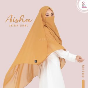 Azmeela Aisha Pashmina Instant Shawl Plus Cadar