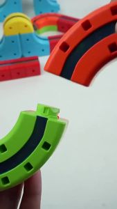 [SG Seller]Magnetic Car Track Building Blocks Anti-Gravity STEM Track Toy Magnetic Tiles Race Track Set Kids Logical Thinking Toy