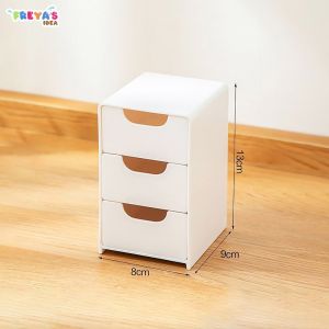 FR-C1398 Rak Laci Susun Mini 3 Tingkat / Tempat Penyimpanan Drawer Storage Box Laci Mini Aesthetic