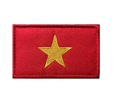 Patch velcro vải thêu cờ Việt Nam dán nón ba lô 511 túi xách... Sticker có mặt bông để dán hoặc may vào - Modife Shop